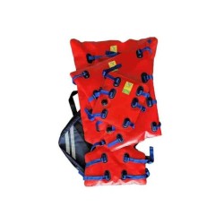 Jeu de 4 attelles REDVAC chambre canalisée avec sac