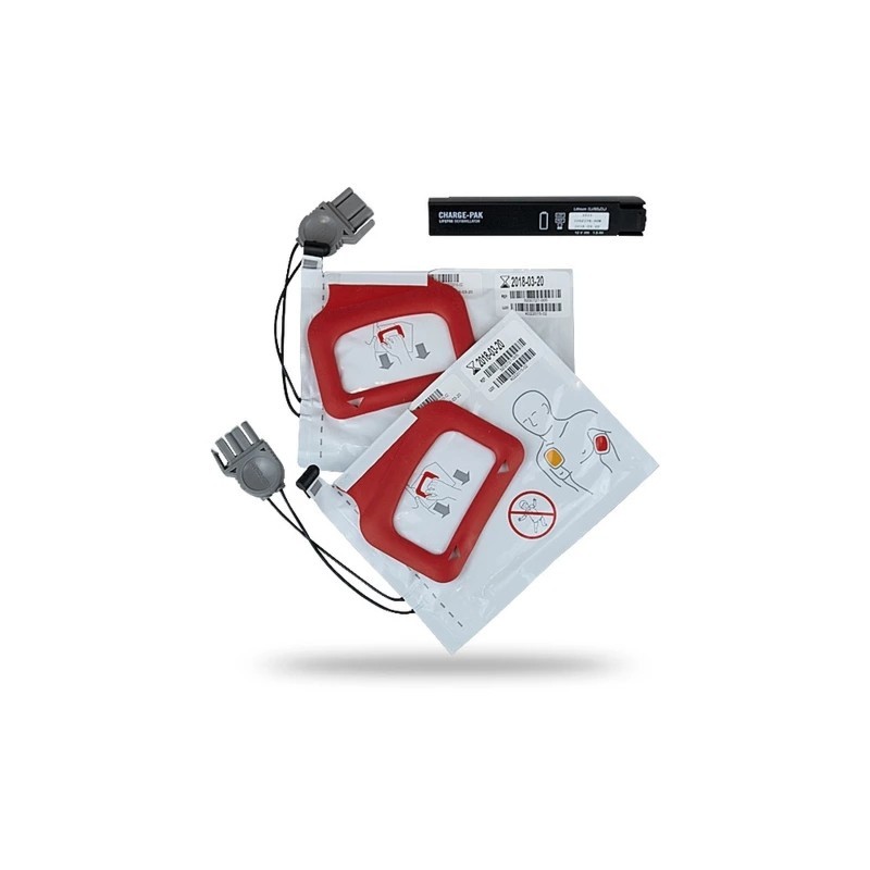 Kit rechange (2 électrodes adulte + Batterie) LIFEPACK