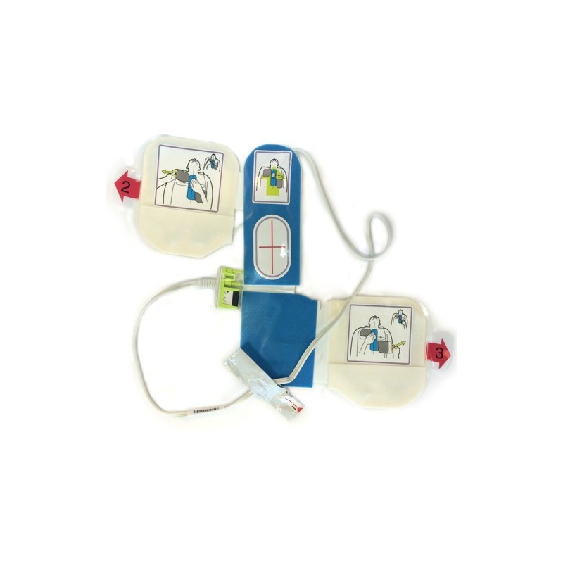 Électrodes CPRD adulte ZOLL AED PLUS/PRO (aide au massage)