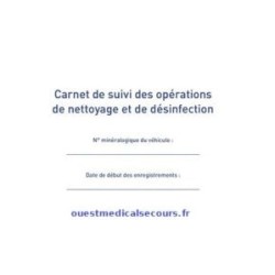 Carnet de désinfection pour...