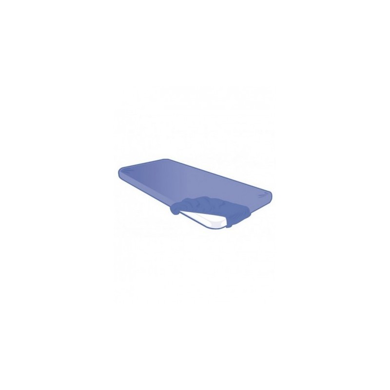 Drap housse jetable bleu 40 gr/m² par 75