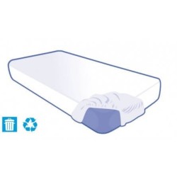 Housse de matelas jetable 1 place 90 x 200 x 15 cm, carton de 75