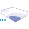 Housse de matelas jetable 2 places 140 x 200 x 15 cm, carton de 75