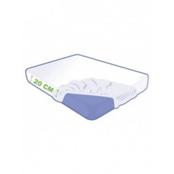 Housse de matelas jetable 2 places 140 x 190 x 20 cm, carton de 75