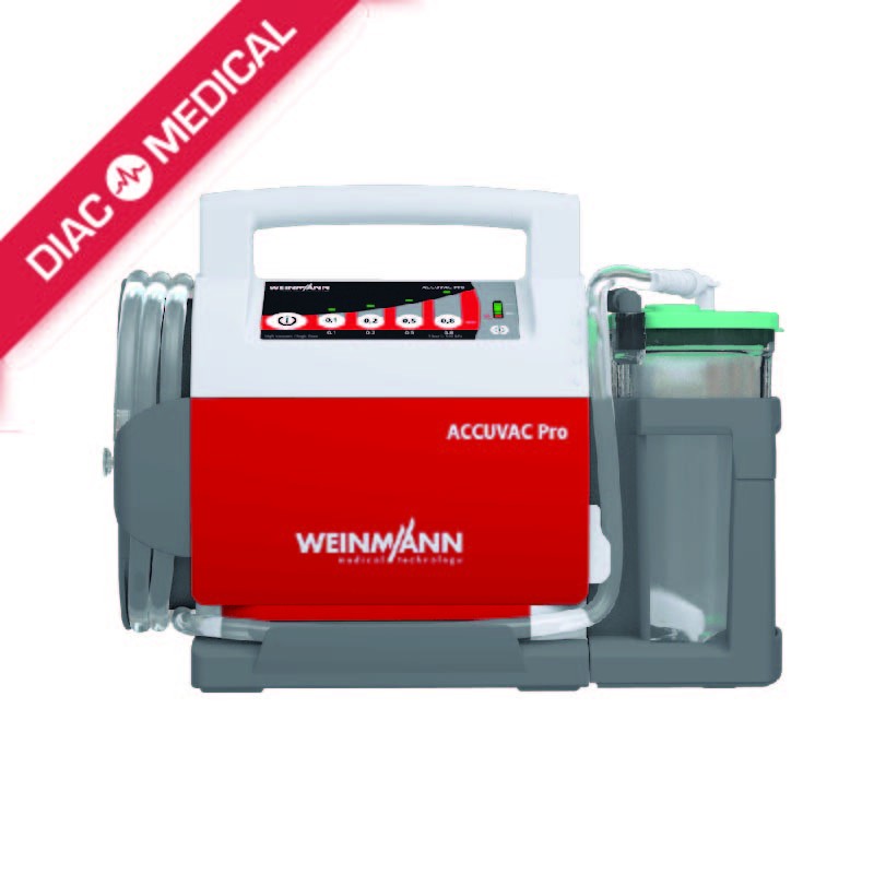 Aspirateur de mucosité Weinmann Accuvac Pro avec vase à poche unique reconditionné