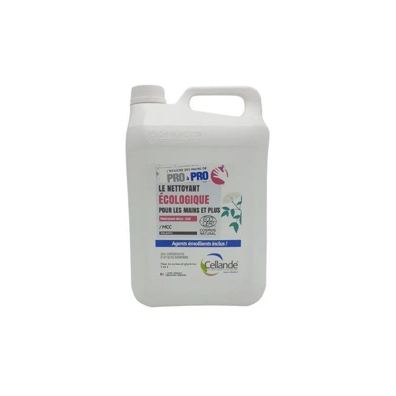 Savon gel nettoyant Ecocert MCC - Bidon 5 litres