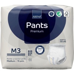 Culottes absorbantes Pants Premium M3, sachet de 15