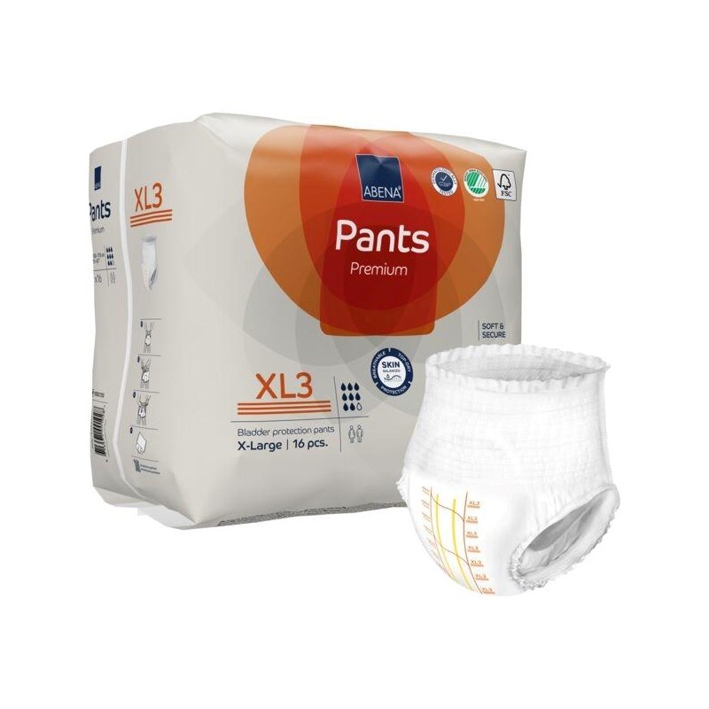 Culottes absorbantes Pants Premium XL3, sachet de 16