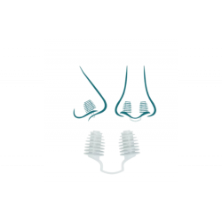 Bouchon de nez parfumé au menthol, lot de 50