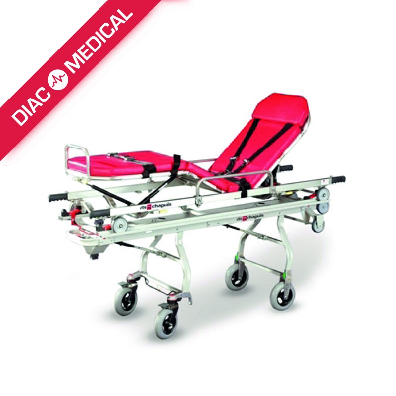 Brancard multiposition Chapuis + chariot portoir 330 reconditionné