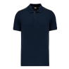 Polo bicolore manches courtes polycoton homme