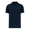 Polo bicolore manches courtes polycoton homme
