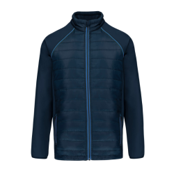 Veste bi-matière bicolore...