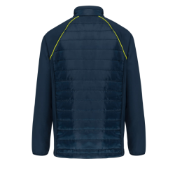 Veste bi-matière bicolore manches longues mixte