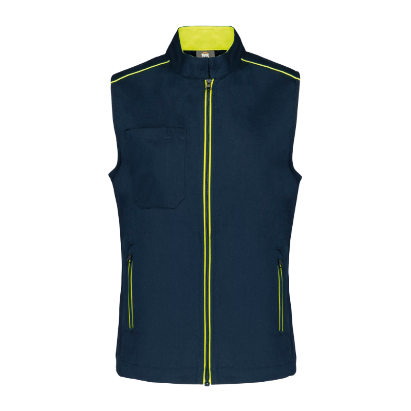 Gilet bicolore sans manches femme